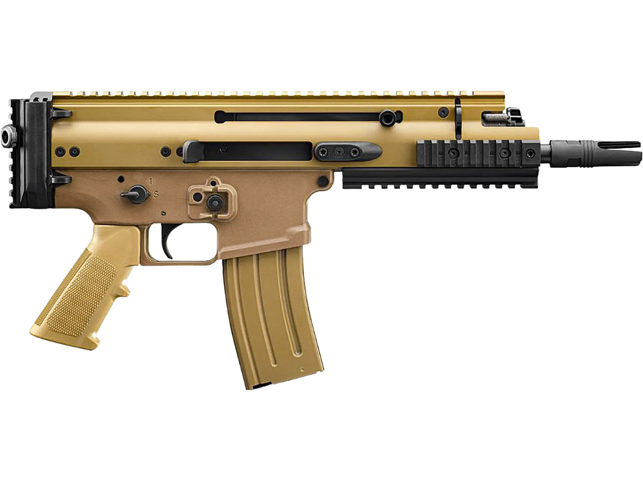 FN SCAR 15P Pistol Gold