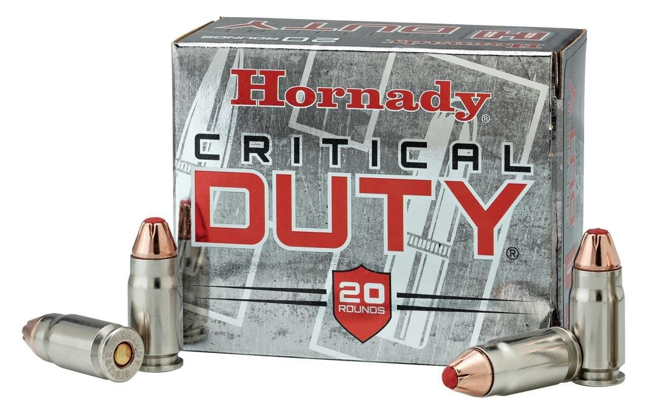 Hornady 9mm 135 Grain FlexLock Ammo (Critical DUTY Handgun Ammunition)